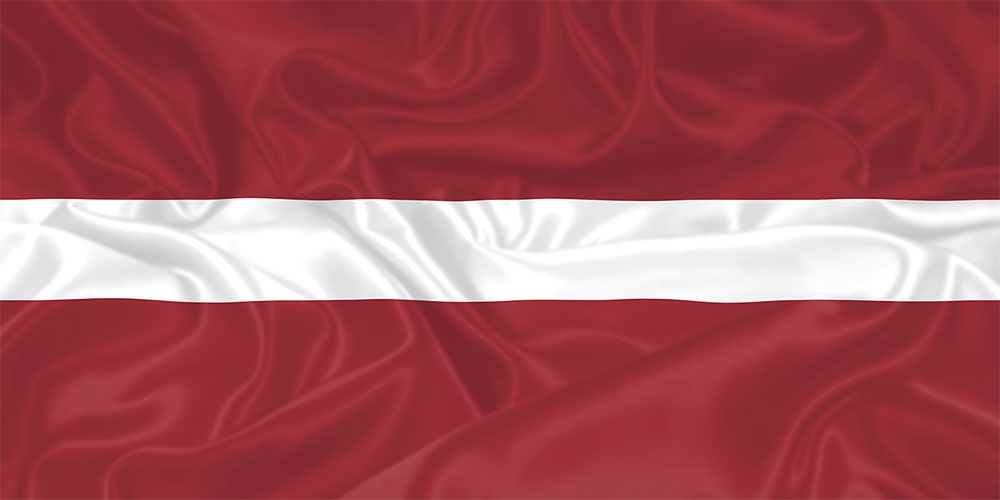 USCPAHA Country Flag of Latvia