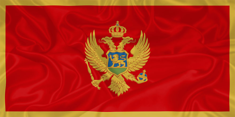 USCPAHA Country Flag of Montenegro