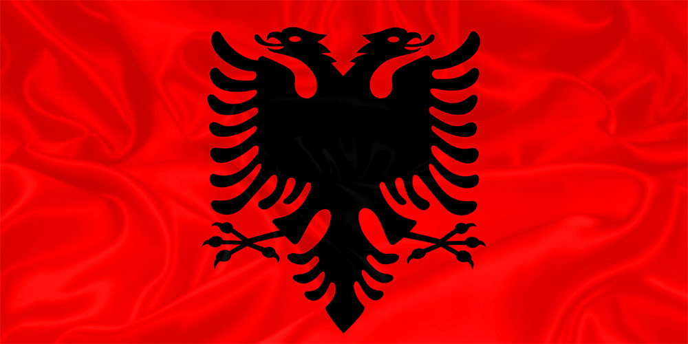 USCPAHA Country Flag of Albania