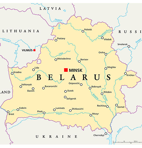USCPAHA map of Belarus